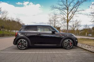 Car after getting ceramic window tinting in Houston. 