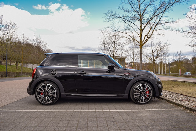 Car after getting ceramic window tinting in Houston.